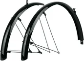 Błotniki rowerowe - Sks Bluemels Basic Mudguard Set 28" 55mm, czarny 2022 Błotniki pełne 11815 - miniaturka - grafika 1