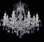 Lampy sufitowe - Elita bohemia Żyrandol kryształowy 8-ramienny - Bohemia L 116/8/02 Pb - miniaturka - grafika 1