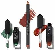 Błyszczyki do ust - Haus Laboratories HAUS LABORATIES By Lady Gaga: HAUS OF COLLECTIONS | zestaw do makijażu z torbą, płynnymi cieniami do powiek, pomadką do ust i błyszczykiem do ust, w 9 zestawach, wegański i nie testowany na zwierzętac - miniaturka - grafika 1