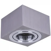 Lampy pozostałe - KOBI = WYSYŁKA 48H = Oprawa do nabudowania OH37S KOBI KWADRAT RUCHOMA Chrom satyna aluminium OH37S - miniaturka - grafika 1