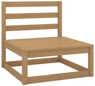 vidaXL 2-cz. zestaw wypoczynkowy do ogrodu, miodowy brąz, sosnowy - Komplety wypoczynkowe - miniaturka - grafika 4
