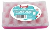Rękawice i gąbki do kąpieli - Sanel Gąbka do kąpieli i masażu - miniaturka - grafika 1