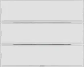 Systemy inteligentnych domów - Berker Hager Hager KNX easy K.1/K.5 biały Przycisk 3-krotny z polem opisowym diodami LED RGB i czujnikiem temperatury B_80163770 - miniaturka - grafika 1