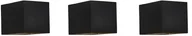 Lampy ścienne - QAZQA Zestaw 3 x nowoczesny kinkiet czarny - Transfer - miniaturka - grafika 1