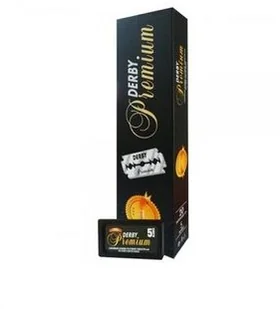 Derby Premium Double Edge Blades (100 Blades) UK-VEN-DERBY-PRE-DOUBLE - Maszynki do golenia i wkłady - miniaturka - grafika 3