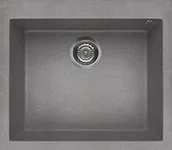 Zlewozmywaki - Elleci QUADRA 105 cemento G48 GRANITEK (LGQ10548) - miniaturka - grafika 1