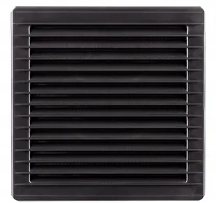 Parkanex wentylacyjna kwadratowa grafitowa 125 airRo - Kratki wentylacyjne - miniaturka - grafika 2