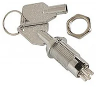 Podzespoły elektroniczne - Velleman Wyłącznik na klucz 1P On-On (SPDT) 0,5A / 250VAC KS4 - miniaturka - grafika 1