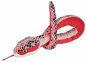 Maskotki i pluszaki - Wild Republic Pluszowy wąż, Snakesss, przytulanka, pluszowe zwierzątko w kolorze czerwonym, 137 cm 22188 - miniaturka - grafika 1