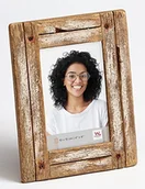 Ramki na zdjęcia - Walther Dupla ramki do zdjęć, drewno, styl shabby chic, szerokie, różne wymiary i kolory do wyboru, biały, 10 x 15  cm YA015W - miniaturka - grafika 1