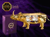 Figurki dekoracyjne - Swarovski Nosorożec products with Crystals KP - miniaturka - grafika 1