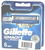 Maszynki do golenia i wkłady - Gillette 6x Mach3 Turbo Ostrza maszynki do golenia - miniaturka - grafika 1