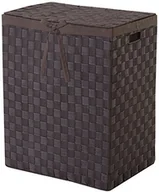 Kosze na bieliznę - Compactor ran6896 kosz na pranie, kolekcjonerów Tex, pokrywa i wyściółka wewnętrzna, 38 x 25 x 60 cm, ciemnobrązowy RAN6896 - miniaturka - grafika 1