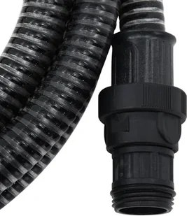 VidaXL Lumarko Wąż ssący ze złączami z PVC, 7 m, 22 mm, czarny 151077 VidaXL - Inne akcesoria do nawadniania - miniaturka - grafika 4