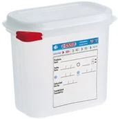 Pojemniki i kosze gastronomiczne - Stalgast Pojemnik Gn 1/9 polipropylen z pokrywką szczelną 176 x 108 mm / H: 100 - miniaturka - grafika 1