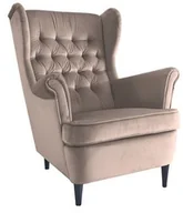 Fotele - Signal Fotel HARRY VELVET Bluvel 28 beżowy HARRYV28W - miniaturka - grafika 1