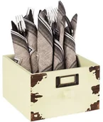 Wyposażenie lokali gastronomicznych - APS Drewniane pudełko 185x185x110mm 631 - miniaturka - grafika 1