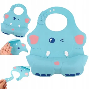 LUXMA Śliniak śliniaczek silikonowy kieszonka SD583Ś SD583Ś - Śliniaki i fartuszki - miniaturka - grafika 23