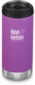 Butelki termiczne - Klean Kanteen Klean Kanteen TKWide Butelka z Cafe Cap 355ml Vacuum Insulated, berry bright matte  2021 Termosy 1005817 - miniaturka - grafika 1