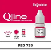 Pozostałe akcesoria kosmetyczne - BIOEVOLUTION Pigment Bioevolution Red 735 - Qline - 5ml 541 - miniaturka - grafika 1