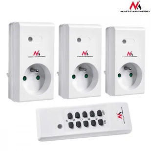 Maclean Gniazdko sterowane pilotem MCE151 wew - programowalne + bateria do pilota ALMCLZAGNMCE151 [7430770] - Gniazdka elektryczne - miniaturka - grafika 4