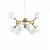 Lampy sufitowe - Ideal Lux Lampa wisząca Nodi SP9 241036 mosiężna lampa wisząca w stylu glamour 241036 - miniaturka - grafika 1