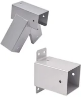 Place zabaw - Just Fun ZESTAW 1+1 łączników do belki 90x90mm 100 otwarty - łącznik ścienny+łącznik do belki otwarty - miniaturka - grafika 1