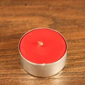 Świece - Magoi Agni Tealight - czerwona świeca z wosku (herbaciarka) 6 sztuk drim79kpl - miniaturka - grafika 1