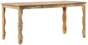 vidaXL Stół jadalniany, 160 x 80 x 76 cm, lite drewno z odzysku - Stoły - miniaturka - grafika 7