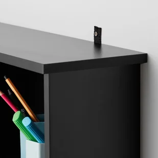 tectake Regał CD Stevie - czarny 403619 - Regały - miniaturka - grafika 5