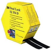 Taśmy klejące - 3M Dual Lock  elastyczne zapięcie dociskowe SJ-354D, 25 mm x 5 m (1 szt. w zestawie) SJ354D - miniaturka - grafika 1