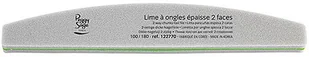 Peggy Sage 2-Way Chunky Nail File pilnik do paznokci dwustronny 100/180 półksiężyc 1szt - Akcesoria do paznokci - miniaturka - grafika 2