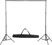 Statywy fotograficzne - vidaXL Teleskopowy statyw do tła 155-300 cm - miniaturka - grafika 1