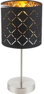 Lampy stojące - Globo Lighting Oświetlenie Kidal Lampa stołowa Nikiel matowy, 1-punktowy 15228T - miniaturka - grafika 1