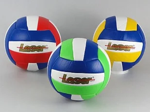 Adar PIŁKA DO SIATKÓWKI TŁOCZONA LASER SZYTA MATOWA W PASY 437319 - Piłka nożna - miniaturka - grafika 2