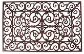 Wycieraczki - Esschert Design lh38 mata przed drzwi antyczny L mata przed drzwi, żeliwo, brązowa, 71,5 x 46 x 1,9 cm LH38 - miniaturka - grafika 1
