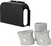 Akcesoria do wentylacji i klimatyzacji - marka niezdefiniowana Adapter do klimatyzatora przenośnego CoolerBox OUT MORSO+ RURY-ZEW-Z - miniaturka - grafika 1