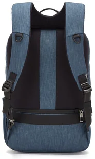 Metrosafe X 20 l, plecak antykradzieżowy, dla kobiet i mężczyzn, 45 x 30 x 13 cm, plecak podróżny, ochrona przed kradzieżą, technologia bezpieczeństwa, 20 l, dżinsowy niebieski/ciemny denim - Plecaki - miniaturka - grafika 3