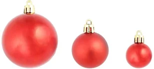 vidaXL Zestaw bombek, 100 elementów, czerwony/złoty/zielony vidaXL - Bombki - miniaturka - grafika 4