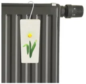 Nawilżacze powietrza - ASJ Commerce Nawilżacz powietrza ceramiczny biały z wzorem kwiatowym - tulipan 118300000 - miniaturka - grafika 1