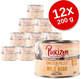 Purizon Purizon Adult, 12 x 200 g - Filet z kurczaka z łososiem - Mokra karma dla kotów Purizon Purizon Adult, 12 x 200 g - Filet z kurczaka z łososiem - Mokra karma dla kotów - miniaturka - grafika 2