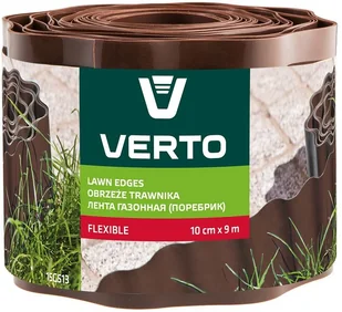 VERTO Obrzeże do trawników VERTO 15G513 Brązowy 10 cm x 9 m) - Ogrodzenia - miniaturka - grafika 3