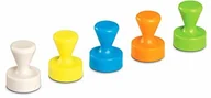Magnesy - Maul magnes neodymowy stożkowy, okrągły, nakrętka z tworzywa sztucznego, 1,5 kg siła przyczepności, 12 x 16 mm, posortowane pod względem koloru, 10 sztuk 6168599 - miniaturka - grafika 1