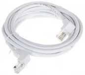 Kable - ABCVISION Pachcord RJ45/3.0-KK/W biały kat.5e 3.0m RJ45/3.0-KK/W - miniaturka - grafika 1