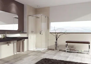 Huppe Aura Elegance 90x90 401309087322 - Kabiny prysznicowe - miniaturka - grafika 2