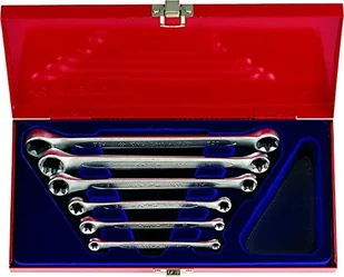 KING TONY Zestaw kluczy oczkowy dwustronnych 1406PR - Klucze i nasadki - miniaturka - grafika 2