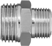 Łączniki, trójniki, kształtki - Invena Nypel redukcyjny chrom 3/8" x 1/2" - miniaturka - grafika 1