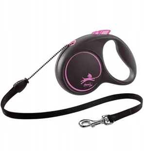 Flexi smycz automatyczna Black Design M 5m 20kg - Smycze dla psów - miniaturka - grafika 10