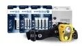 Baterie i akcesoria - EverActive Zestaw Pro Alkaline 144szt LR6 AA 144szt LR03 AAA 10szt 6LR61 9V + latarka HL-250 Cobra - miniaturka - grafika 1
