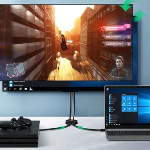 UGREEN Przełącznik HDMI HDMI UGREEN CM333 80126 - Przełączniki KVM - miniaturka - grafika 3